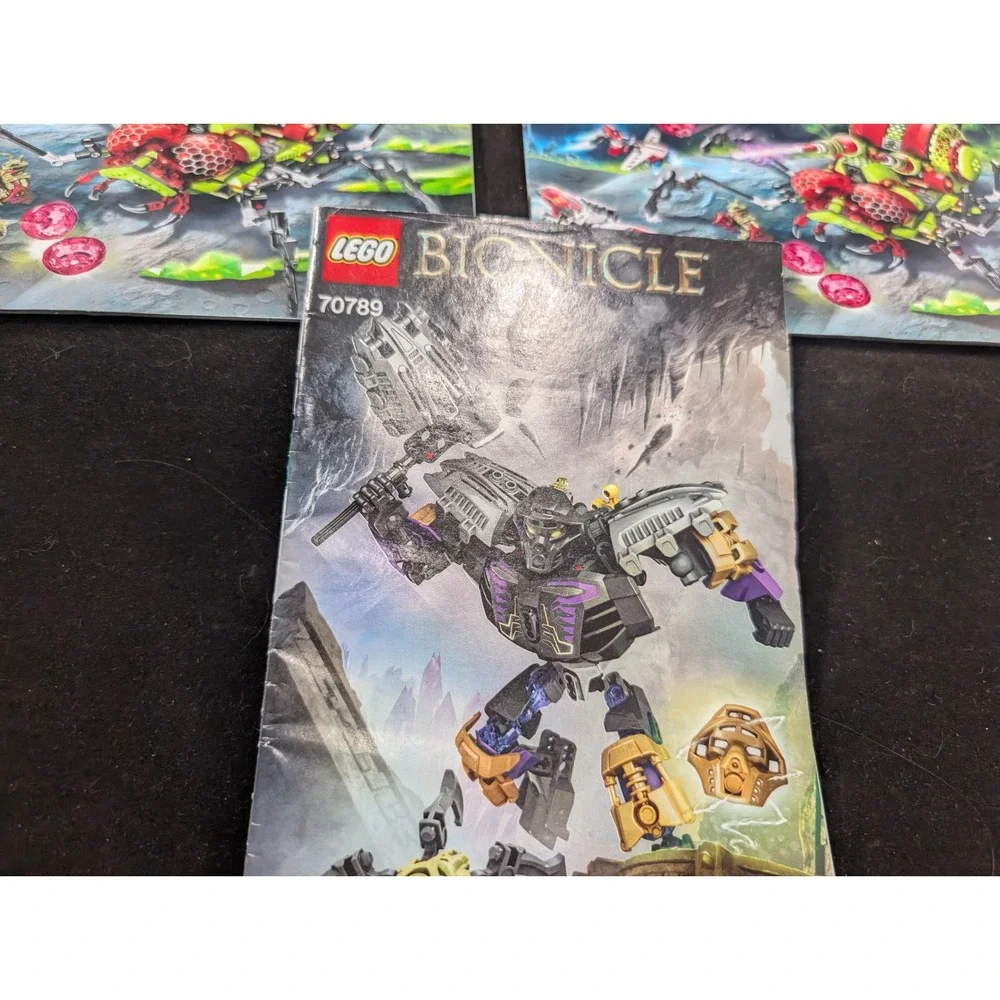 Lego Instruction Manual Lot Galaxy Squad Bionicle Nexo Knights 70707 70708 70313